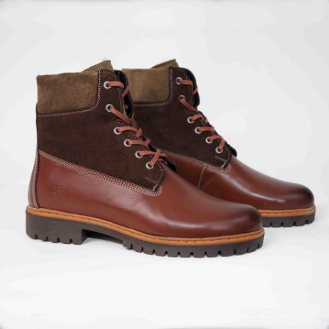 Imagine Ghete bărbați piele naturală C305 maro