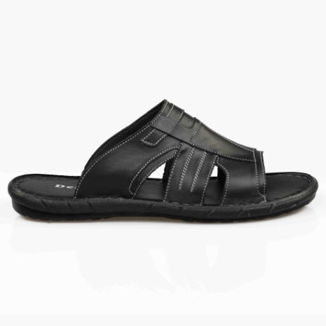 Imagine Saboti bărbați piele naturală s11 negru