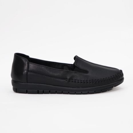 Imagine Mocasini damă negri din piele naturală 129 