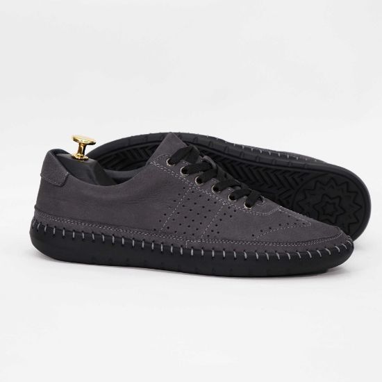 Imagine Pantofi casual bărbați piele naturală 693 gri