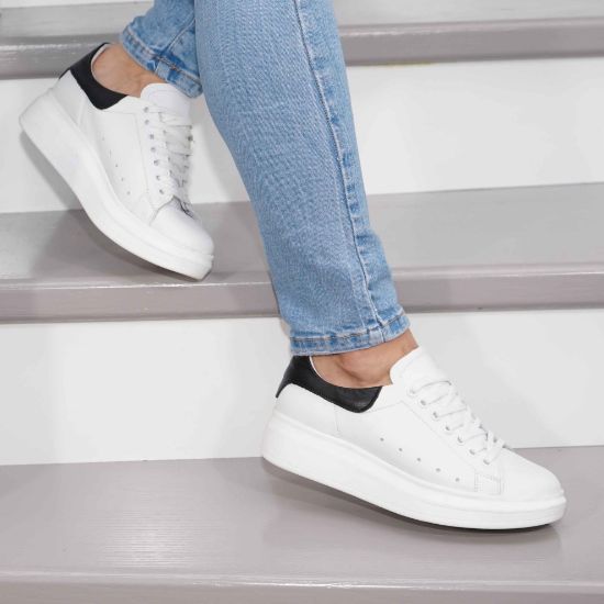 Imagine Pantofi damă piele naturală 101 alb