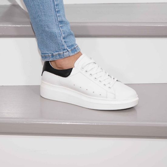 Imagine Pantofi damă piele naturală 101 alb