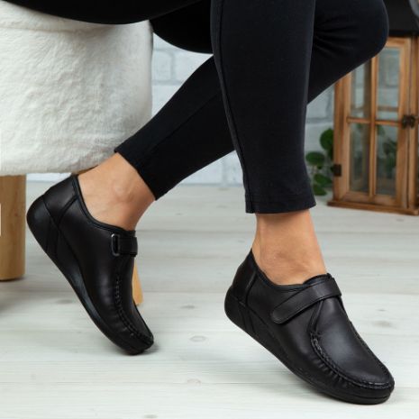 Imagine Pantofi damă piele naturală 140 Negru