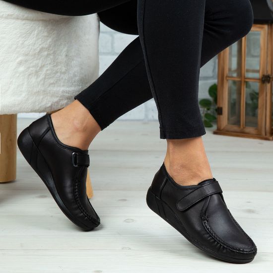 Imagine Pantofi damă piele naturală 140 Negru