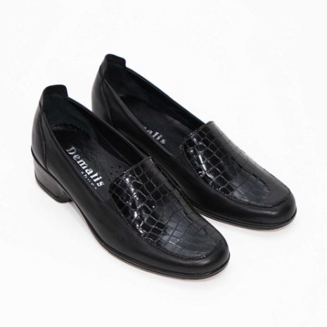 Imagine Pantofi damă piele naturală 141 Negru CR