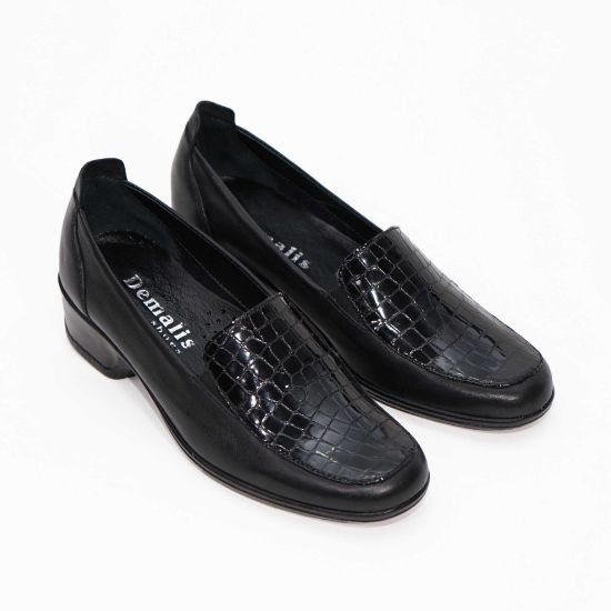 Imagine Pantofi damă piele naturală 141 Negru CR