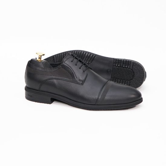 Imagine Pantofi eleganți bărbați din piele naturală 378 NEGRU