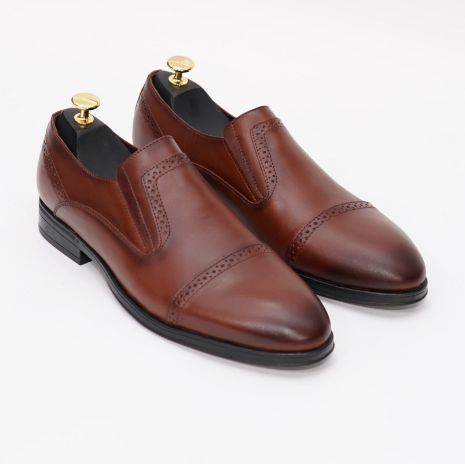 Imagine Pantofi eleganți bărbați din piele naturală 379 maro