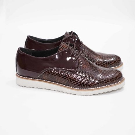 Imagine Pantofi damă piele naturală 136 maro