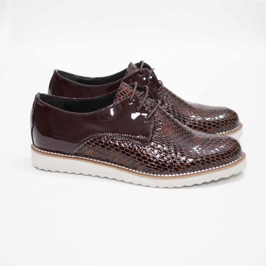 Imagine Pantofi damă piele naturală 136 maro