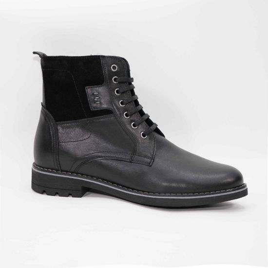 Imagine Ghete bărbați piele naturală 843 negru