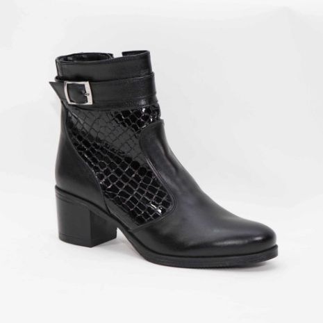 Imagine Ghete damă piele naturală 758 Negru 