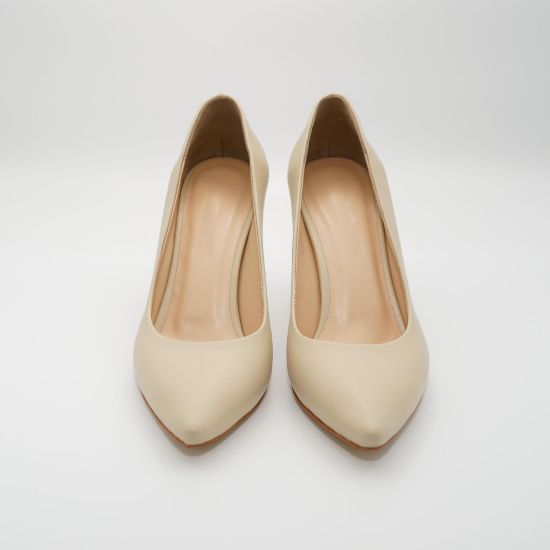 Imagine Pantofi dms 019r04 , din piele naturala de culoare bej