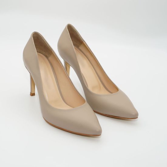 Imagine Pantofi dms 01904 , din piele naturala de culoare nud