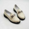 Imagine Mocasini damă bej din piele naturală lăcuită 149 