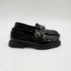 Imagine  Mocasini damă negri din piele naturală lăcuită 130
