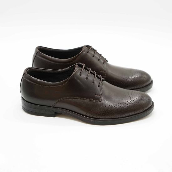 Imagine Pantofi c101 eleganti din piele naturala culoare maro