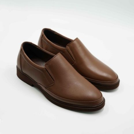 Imagine Mocasini bărbați din piele naturala culoare maro