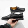 Imagine Mocasini bărbați din piele naturala culoare neagra 5400 