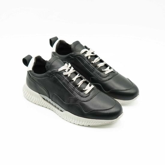 Imagine Pantofi sport bărbați piele naturală 467 negru