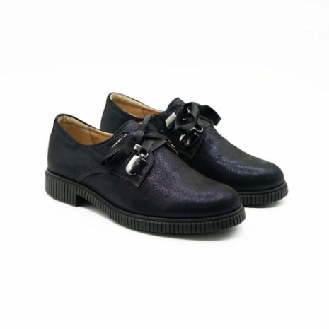 Imagine Pantof l 207 casual din piele naturala  culoare bluemarin