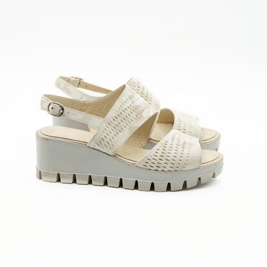 Imagine Sandale dama piele naturală TAJ culoare bej