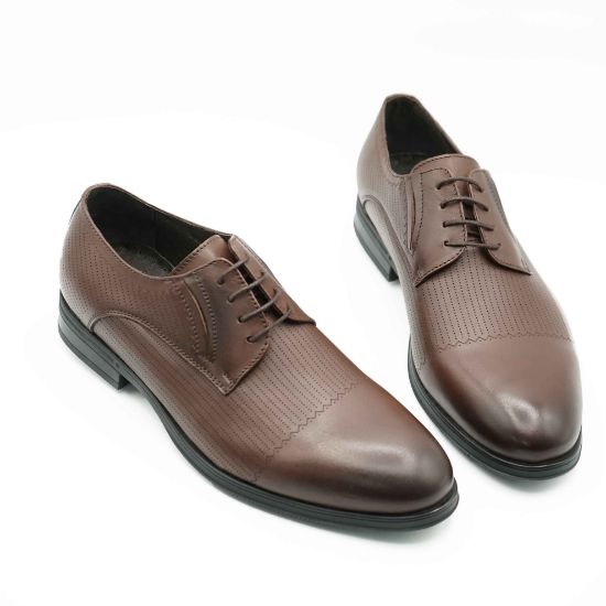 Imagine Pantofi eleganți bărbați din piele naturală 372 maro