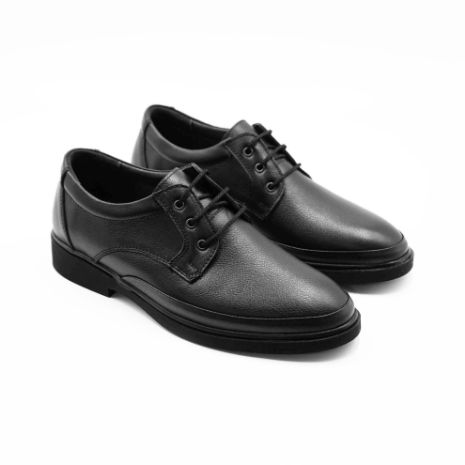 Imagine Pantofi 3307casual din piele naturala culoare neagra