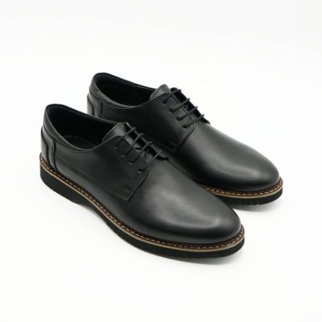 Imagine Pantofi casual bărbați piele naturală 559 negru