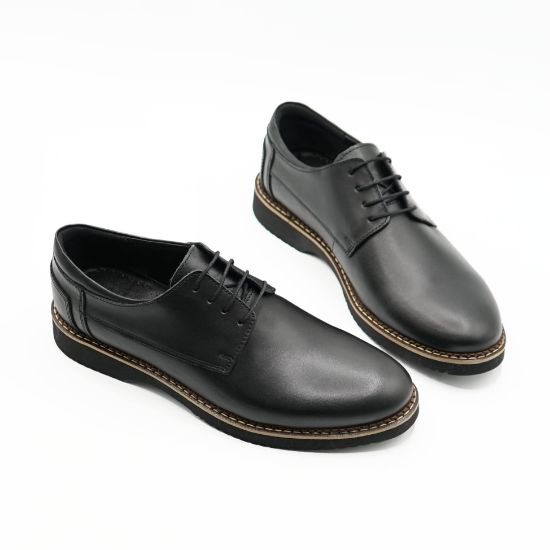 Imagine Pantofi casual bărbați piele naturală 559 negru