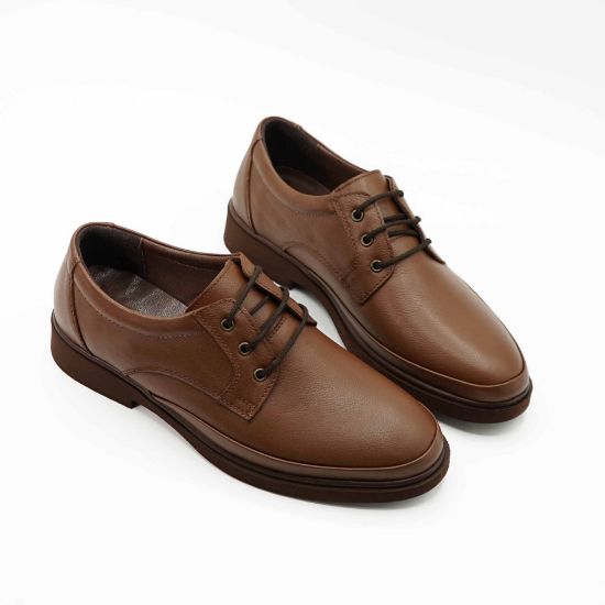 Imagine Pantofi 3307casual din piele naturala culoare maro