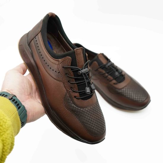 Imagine Pantofi sport bărbați piele naturală 4985  maro
