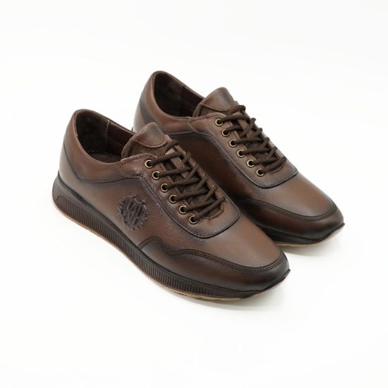 Imagine Pantofi sport bărbați piele naturală 4855 maro