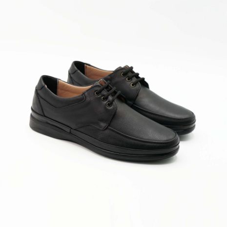 Imagine Pantofi 5440 clasicil din piele naturala culoare neagra