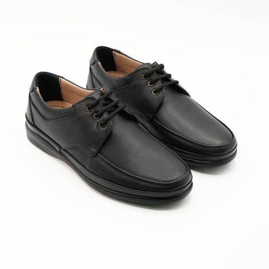 Imagine Pantofi 5440 clasicil din piele naturala culoare neagra