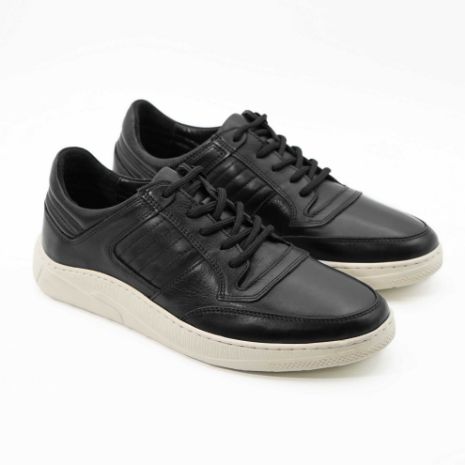 Imagine Pantofi sport bărbați piele naturală 41403 negru