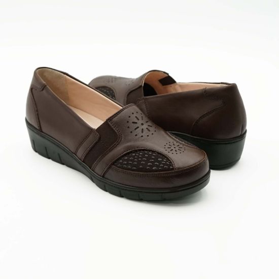 Imagine Pantofi damă piele naturală pt monturi 1302 maro