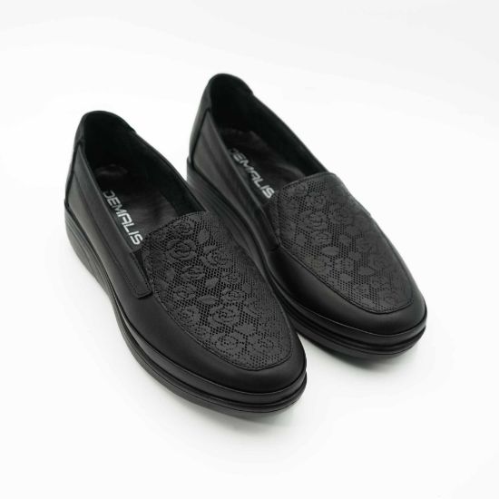 Imagine Pantofi damă casual din piele naturală 123719 negru.