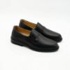 Imagine Mocasini bărbați din piele naturală cu elastic cod 3509 NEGRU