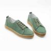 Imagine Pantofi 23067 casual din piele naturala nubuk culoare verde