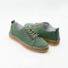 Imagine Pantofi 23067 casual din piele naturala nubuk culoare verde