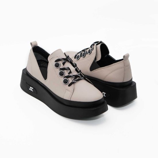 Imagine Pantofi damă piele naturală  2045 bej