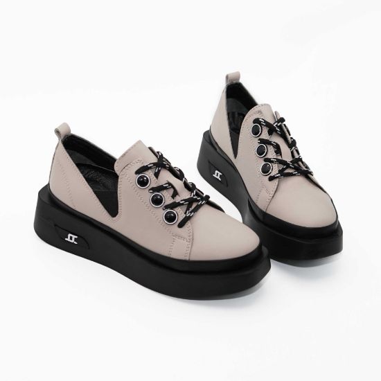 Imagine Pantofi damă piele naturală  2045 bej