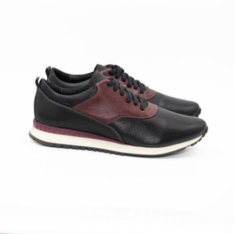 Imagine Pantofi sport bărbați piele naturală 490 negru